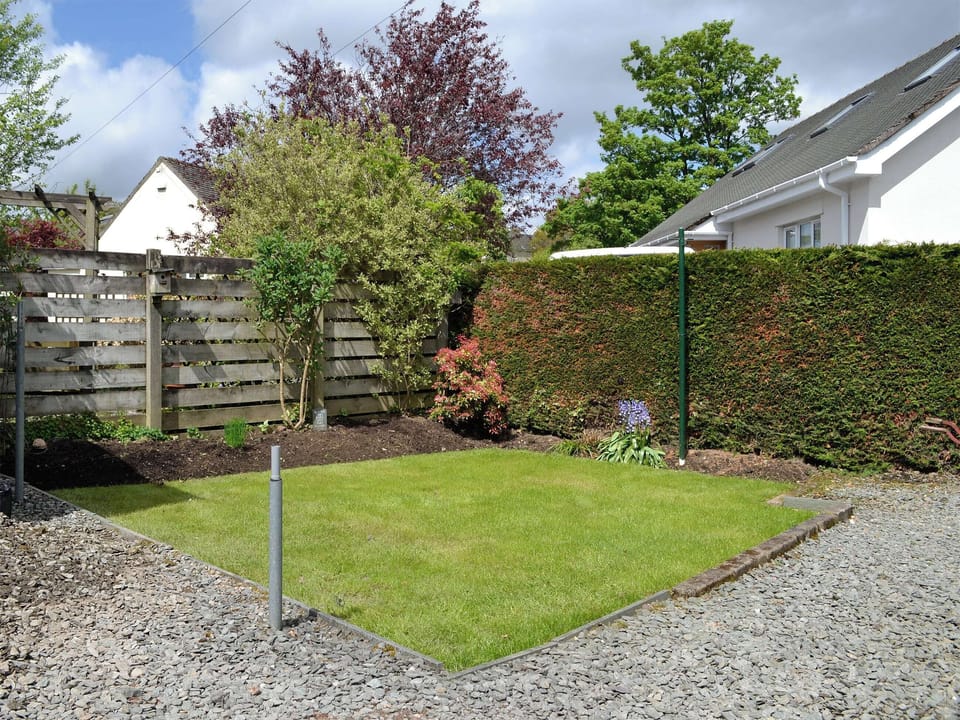 Pretty garden at rear of property | The Shieling, Keswick