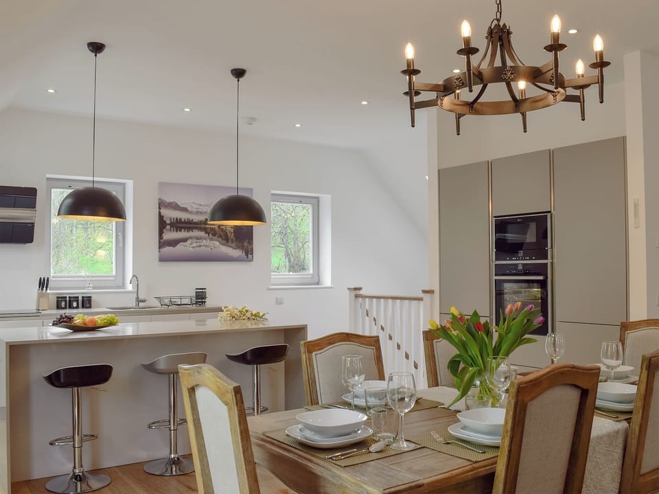 Excellent quality appliances in the kitchen/ dining area | Anemone, Kenmore, near Aberfeldy