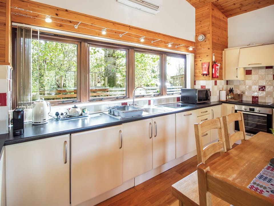 Kitchen | Ash Lodge at Lon Lodges, Near Rhayader