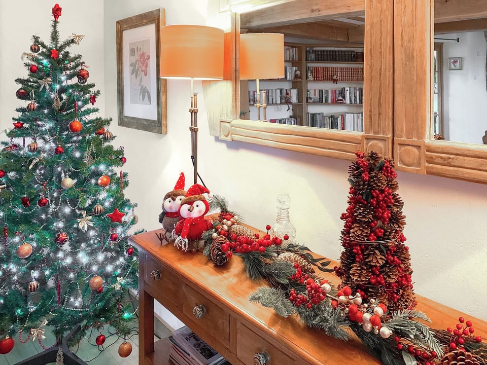 Decorated at Christmas | Wordsworth Cottage, Sockbridge, near Ullswater