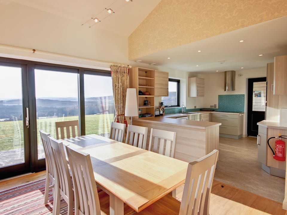 Modern dining and kitchen area | Lairg Estate - Phil&rsquo;s House - Lairg Estate , Lairg