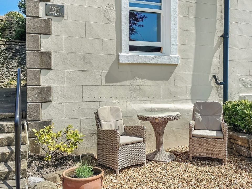 Sitting-out-area | Holly Bank Cottage, Giggleswick, near Settle
