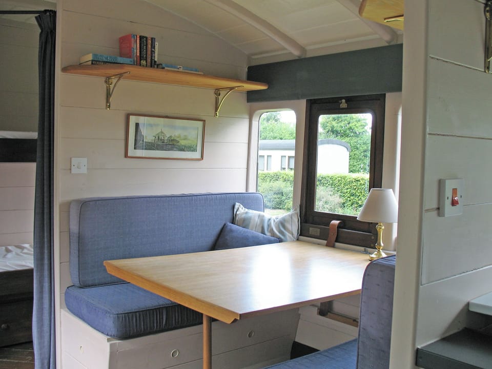 Living area | Railway Carriage One - Brockford Railway Sidings, Brockford, near Stowmarket
