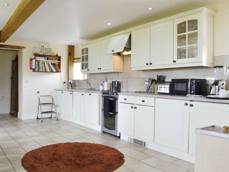 Large, well-equipped kitchen | White Hill Farm Cottage, Wonastow, near Monmouth