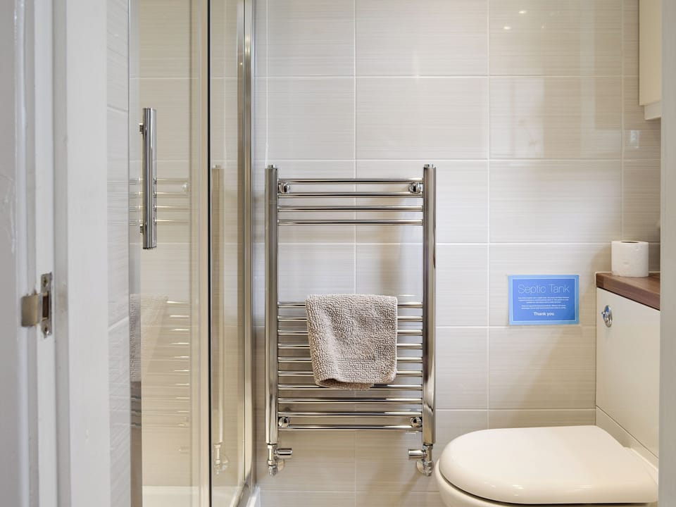 En-suite shower room | Cottage Two - Eldin Hall Cottages, Scarborough