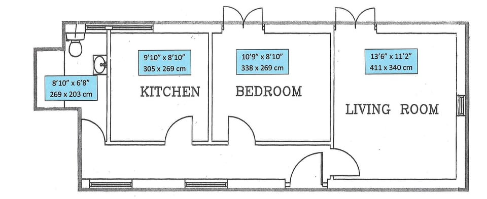 Floor plan of property | 1&frac34; Denwick View, Alnwick