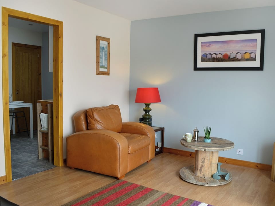 Stylishly furnished living/dining room | Shoemakers Steading, Hopeman, near Elgin