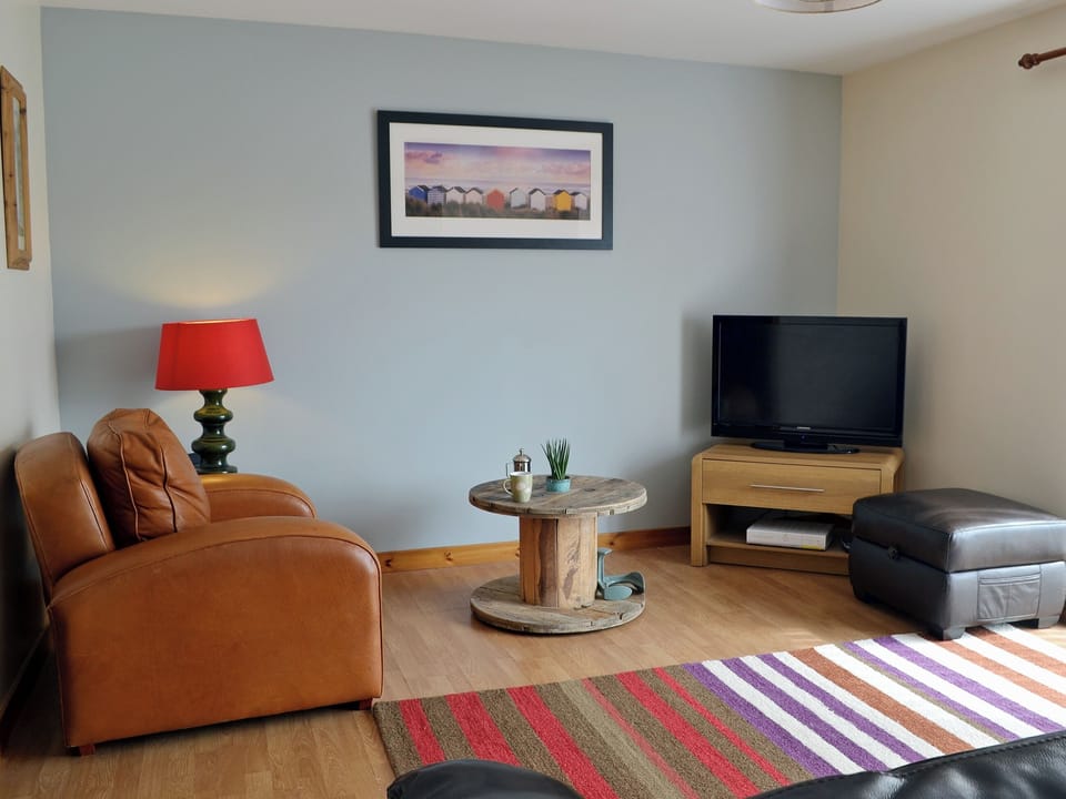 Stylishly furnished living/dining room | Shoemakers Steading, Hopeman, near Elgin