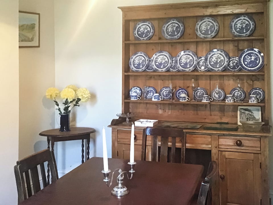 Charming dining area | Hazeldene - Murton Farm, Murton, near Swansea