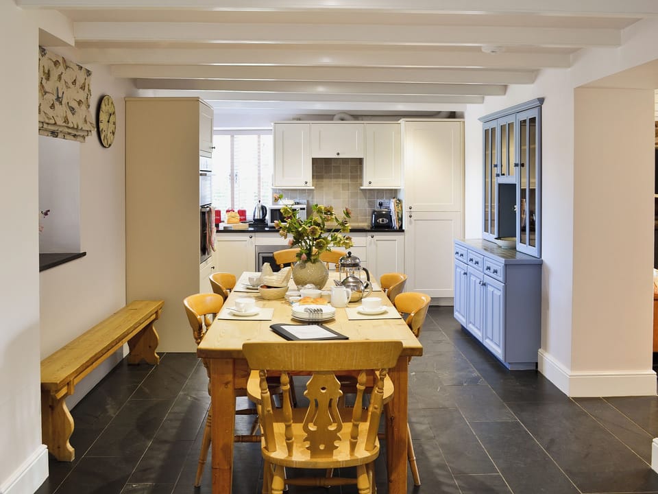 Kitchen/diner | Prideaux Farm Cottages - Prideaux Farmhouse, St Blazey, nr. Par