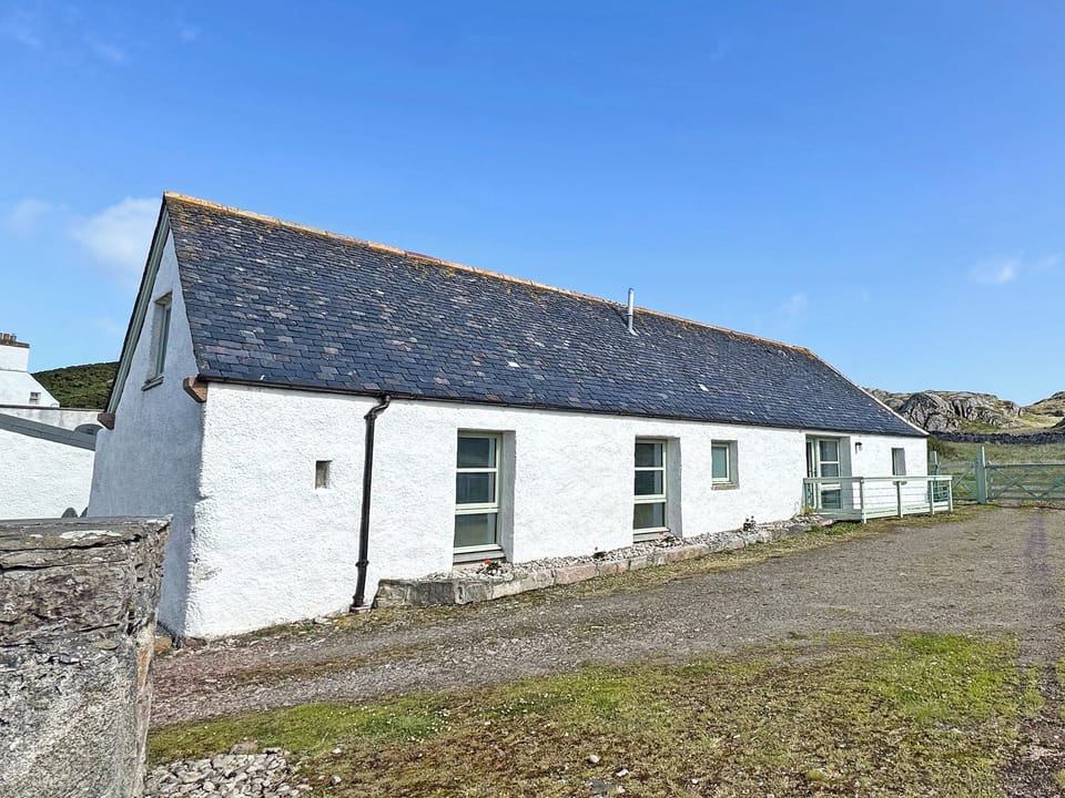 Between the sea and an historic winter paddock, the Byre has been carefully updated, yet retains its historic charm | The Byre - Rispond Estate, Rispond, near Durness