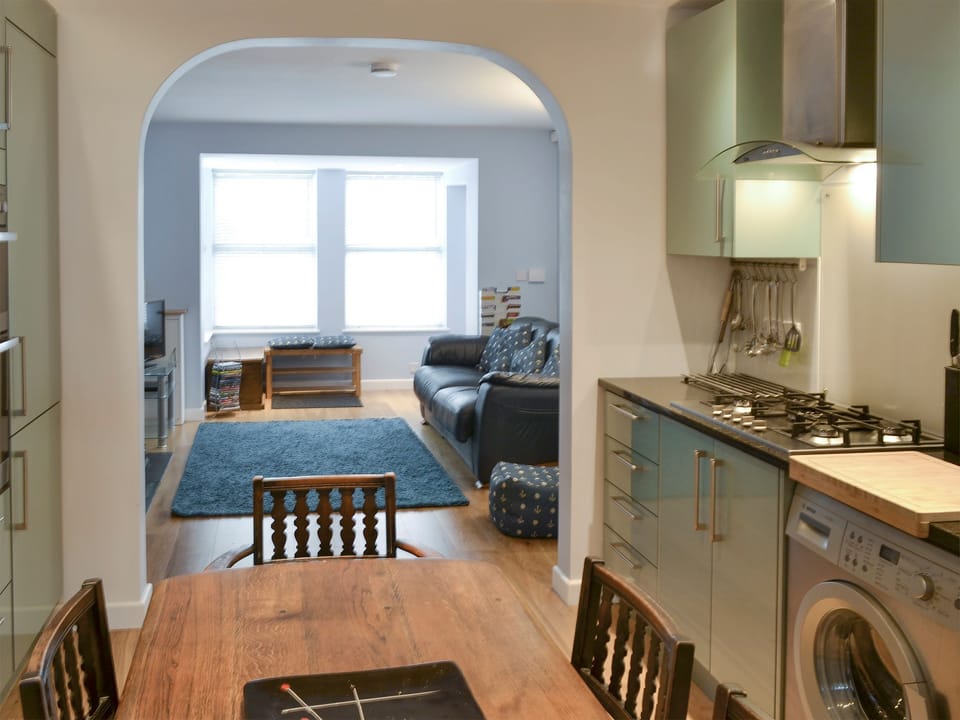 Kitchen/diner with open aspect to living room | Little Seahorse - Seahorses, Sheringham