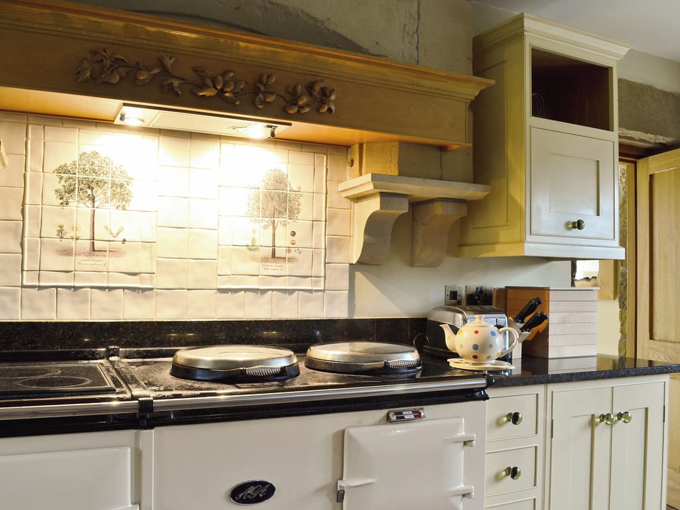 Electric Aga in the welcoming kitchen area | Old Reading Room, Thimbleby, near Osmotherley