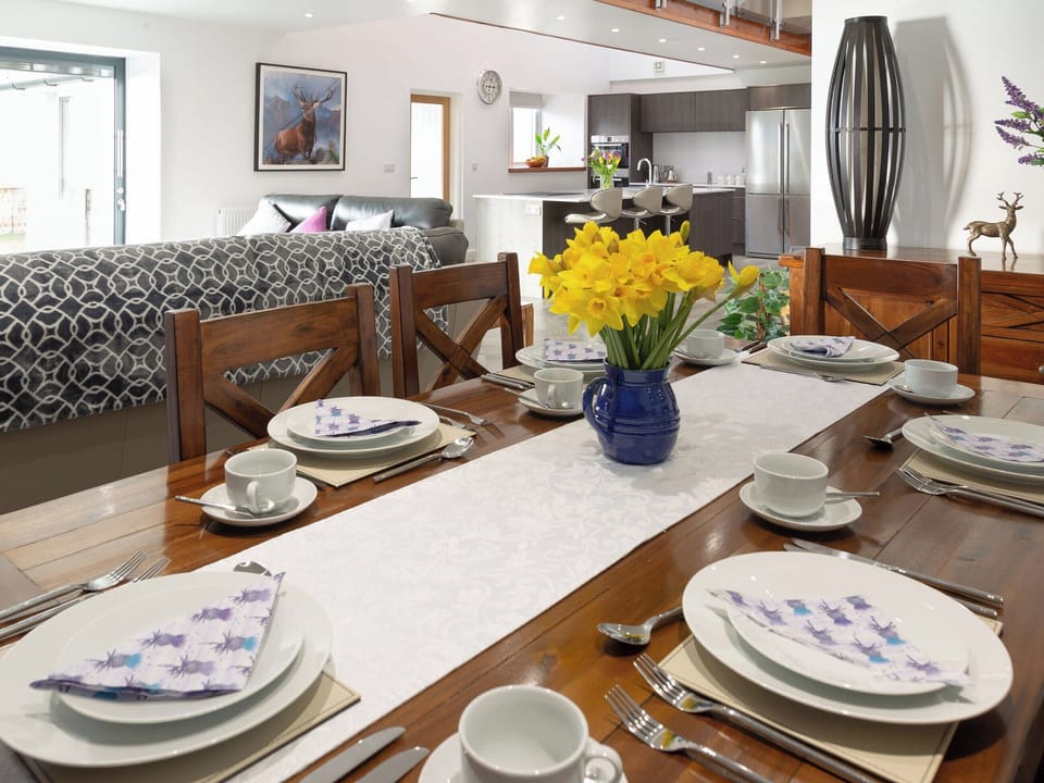 Elegant dining area | Sunset View, Port Lamont, near Dunoon