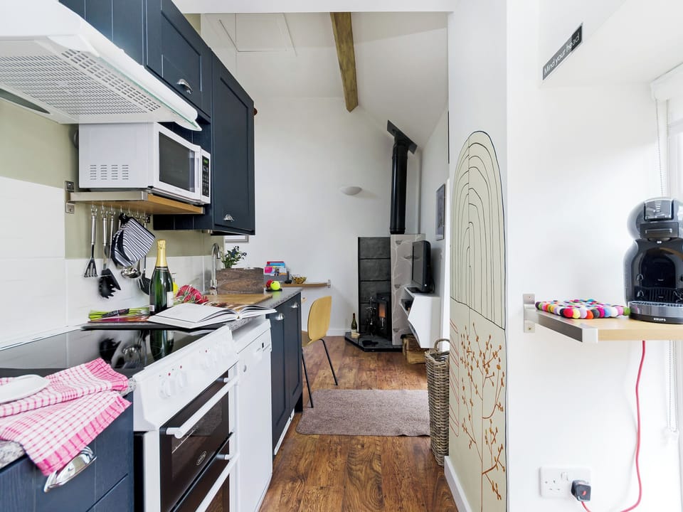 Contemporary styled kitchen area | Bailey&rsquo;s Barn, Bonsall, near Matlock