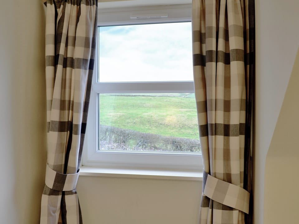 Countryside views from the bedroom | The Steading at Nabny, Dundrennan, near Kirkcudbright