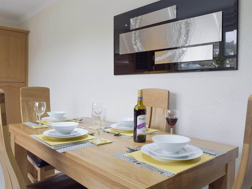 Convenient dining area within kitchen | Pebble Reach, Amroth, near Saundersfoot