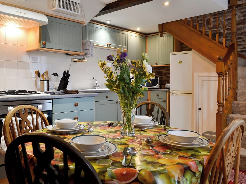  Beamed, well-equipped kitchen | Stoke Court Farm Barn, Stoke St Milborough, near Ludlow