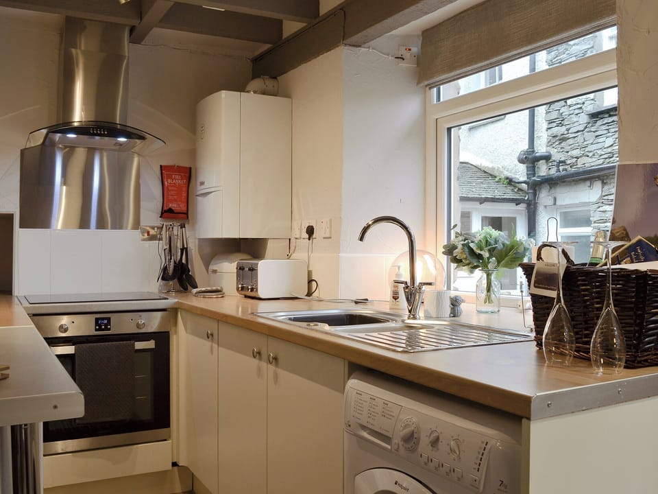 Well equipped kitchen area | Grange End Stables - Grange End Cottages, Grasmere