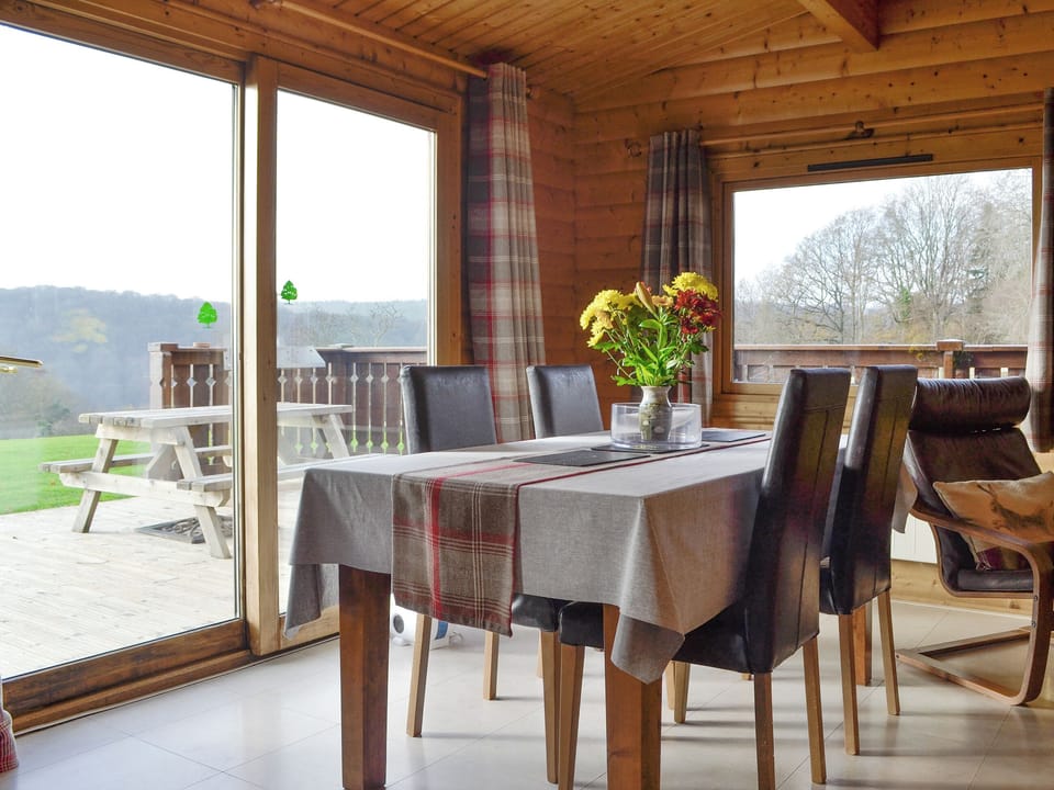 Light and airy dining space | Cider Mill Lodge, Brockweir