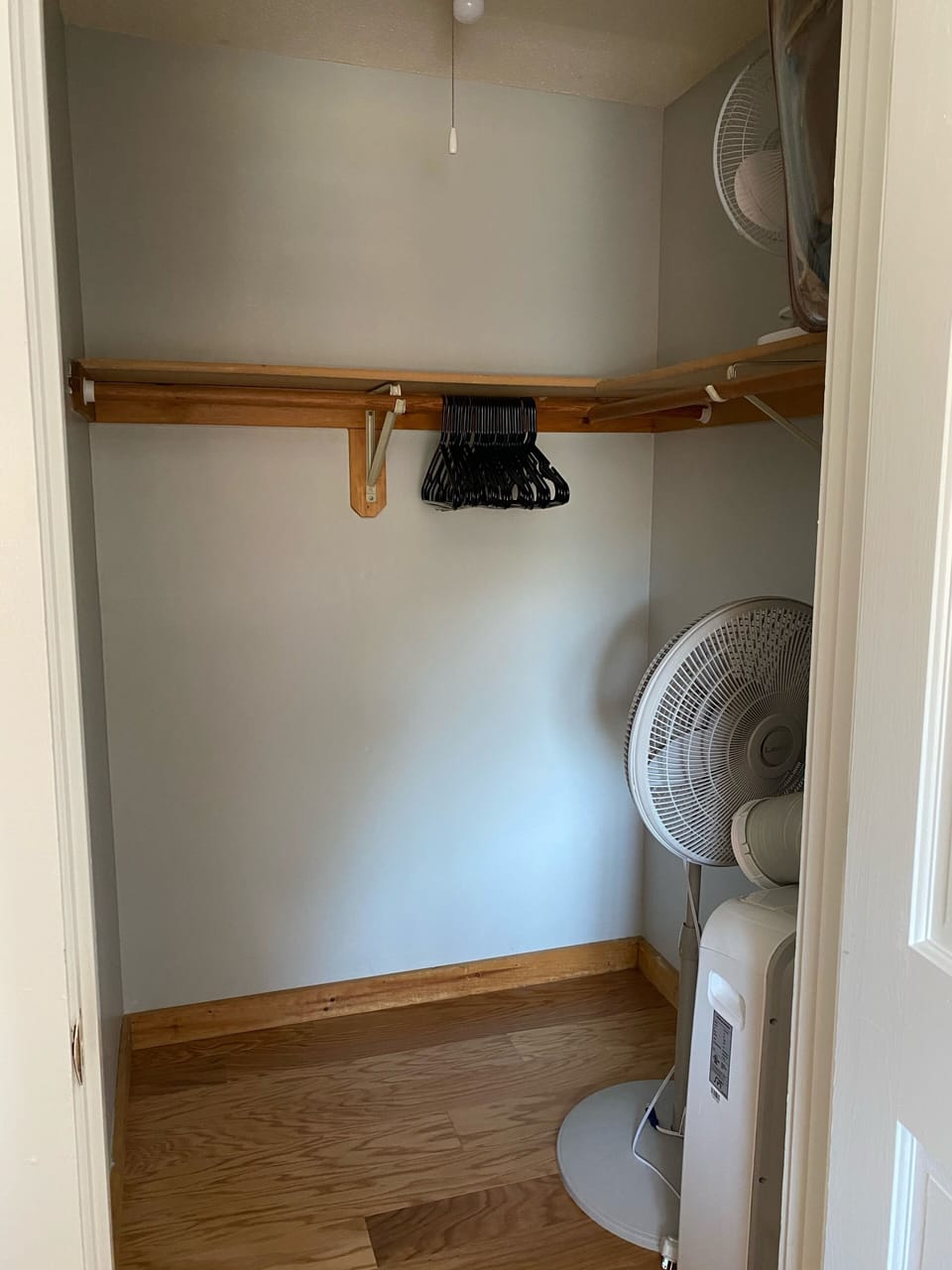 Large Primary Closet with plenty of room to store your items.
