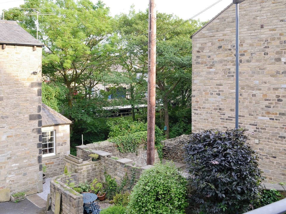 Lovely view over to the canal from the balcony | Back o&rsquo; the Beck, Skipton
