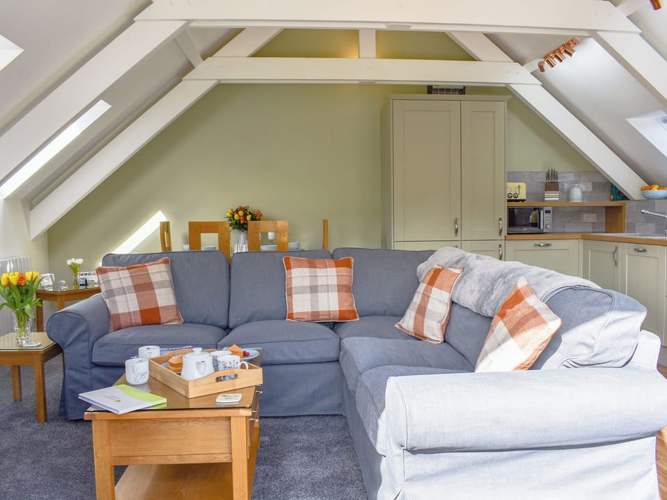 Well presented open plan living space | Camellia Cottage - Kilbol Country Cottages, Polmassick, near St Austell