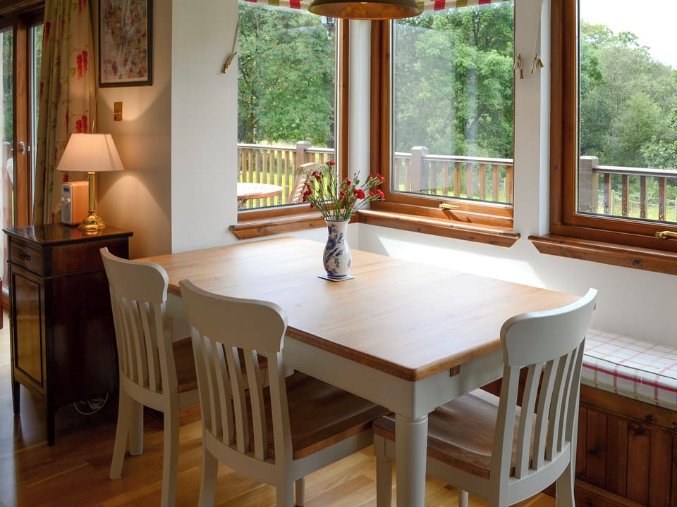 Inviting dining area | Allt Beag (Little Streams), Achintraid, near Lochcarron