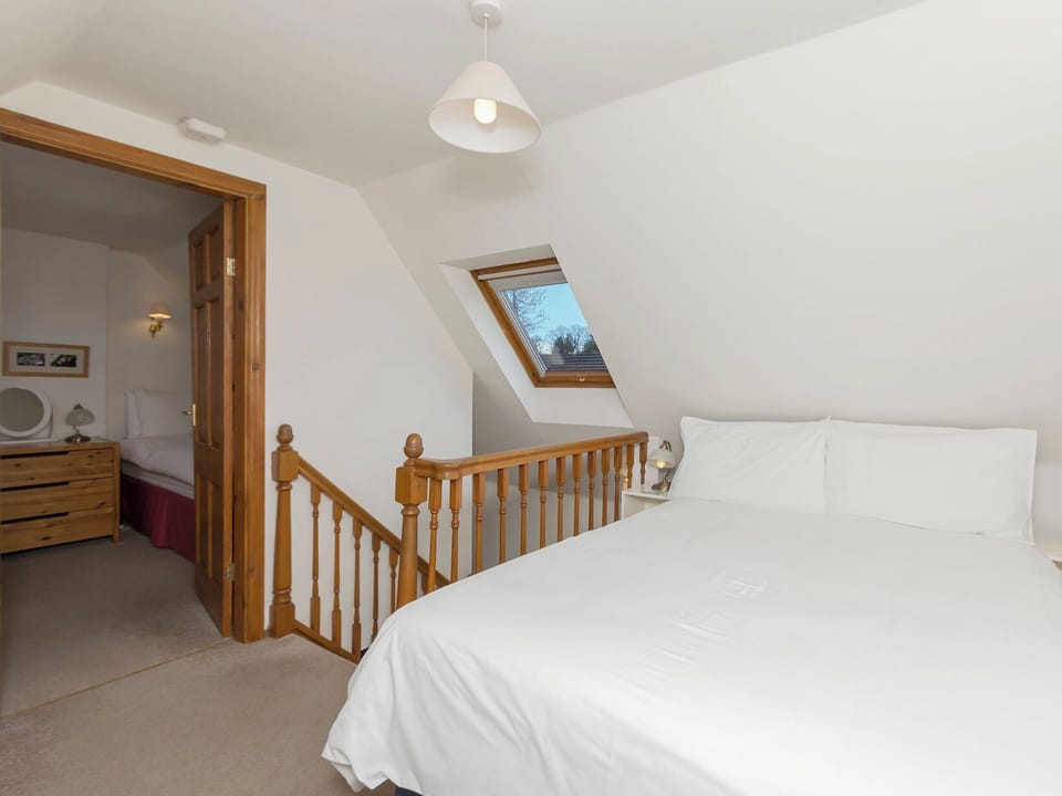 Comfortable double bedroom with access to twin bedroom | Stable Cottage, Alnwick