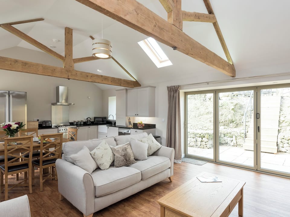 Open plan living space | Property 2 - Rew Farm Barns, Ventnor