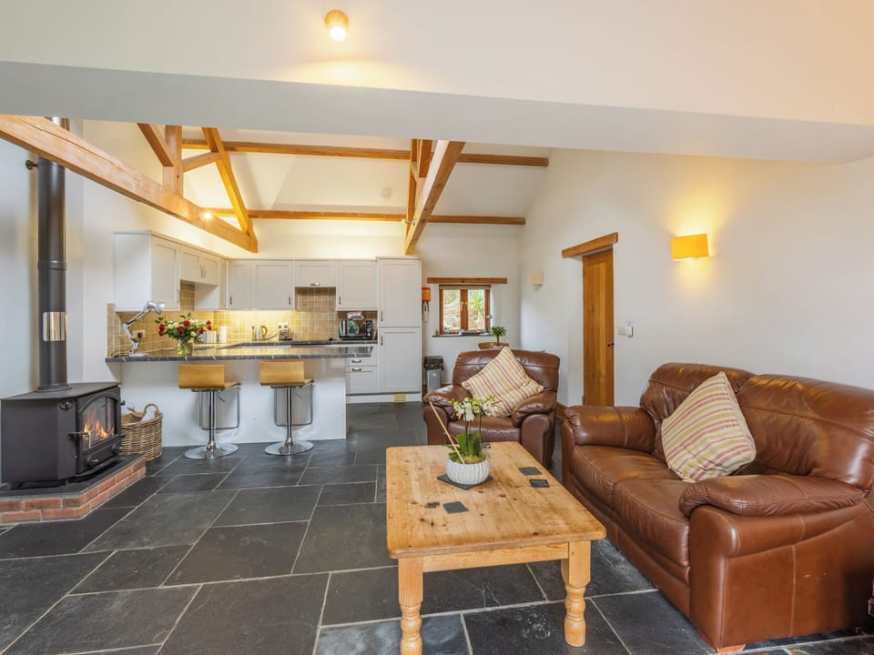 Open plan living space | The Cart House - Golden Park, Hartland