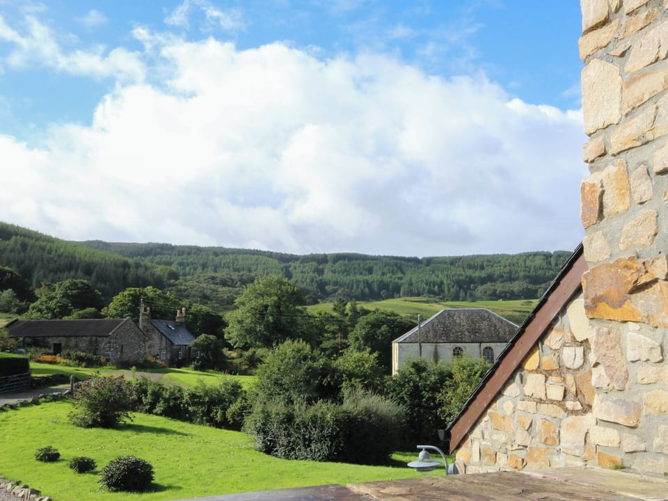 View from double bedroom terrace | Achabeg, Inverlussa, near Achnamara