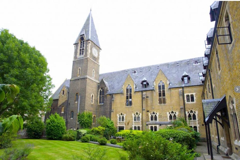 external view of the property, a unique Grade II listed converted priory