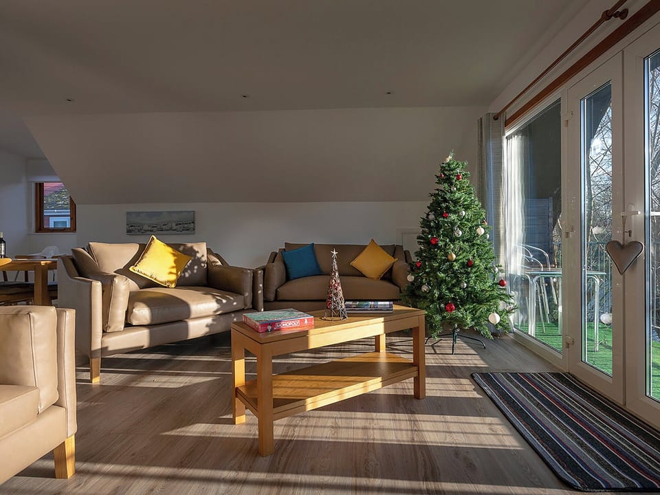 Seasonal d&eacute;cor within living area | Mallard - Daisy Broad Lodges, Wroxham