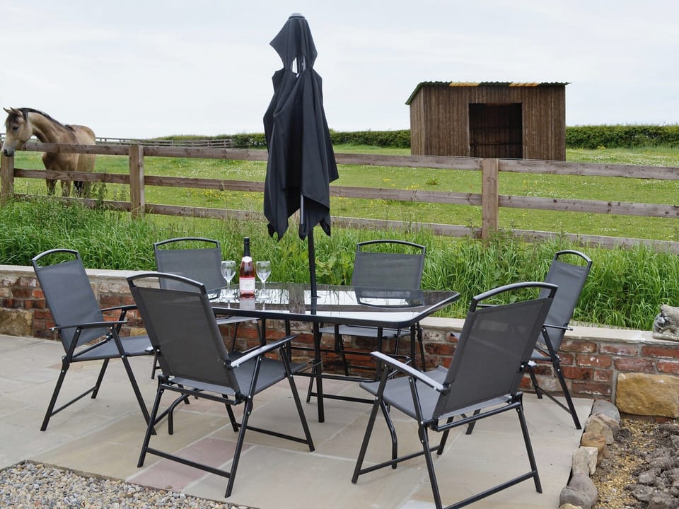 Sitting-out-area | Shrubberies Cottage, Old Liverton Village near Staithes