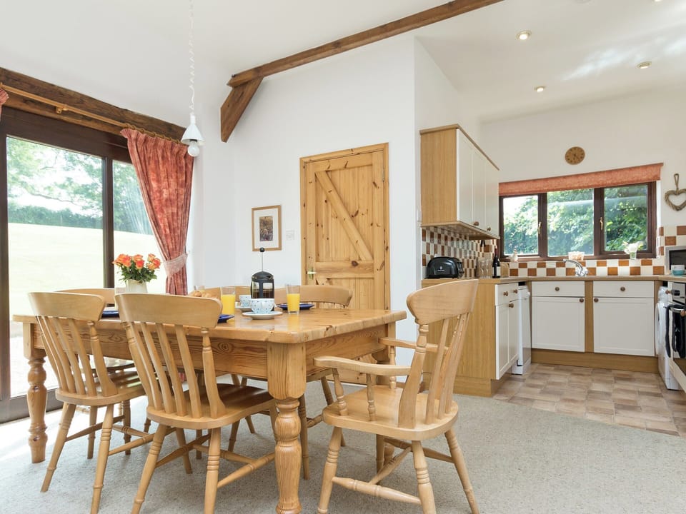 Dining area and kitchen | Bramble Cottage, Foxcote, near Radstock