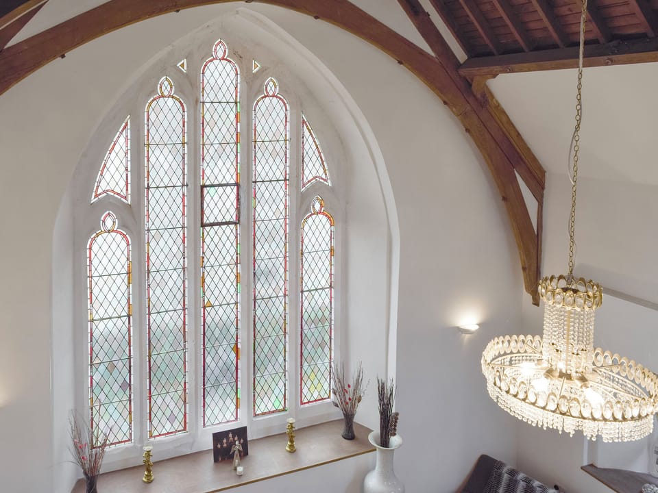 Spectacular stained glass window | St. Alban&rsquo;s Church, Treherbert, near Treorchy