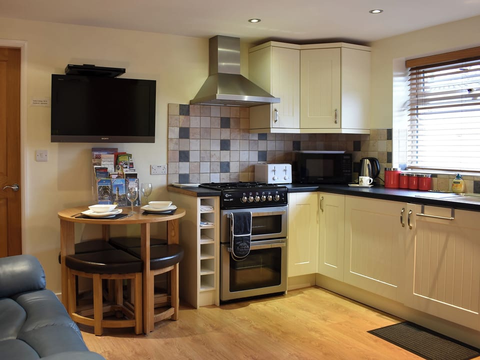 Dining area and well equipped kitchen | Stable Cottage, South Kilvington near Thirsk