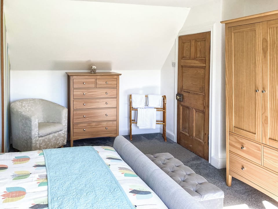 Welcoming double bedroom | Balnowlart Lodge, Ballantrae, near Girvan