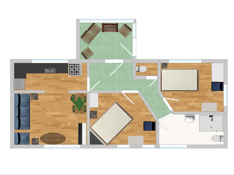 Floor plan | Brookside, Shobley, near Ringwood