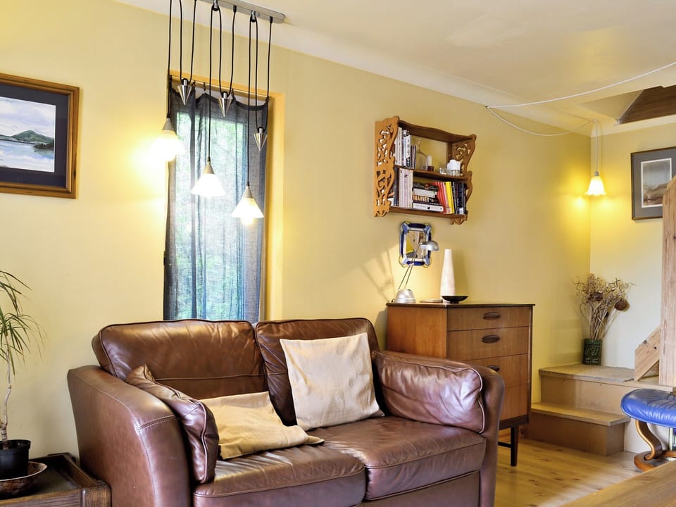 Open plan living/dining room/kitchen | Waterside Lodge, Port Appin