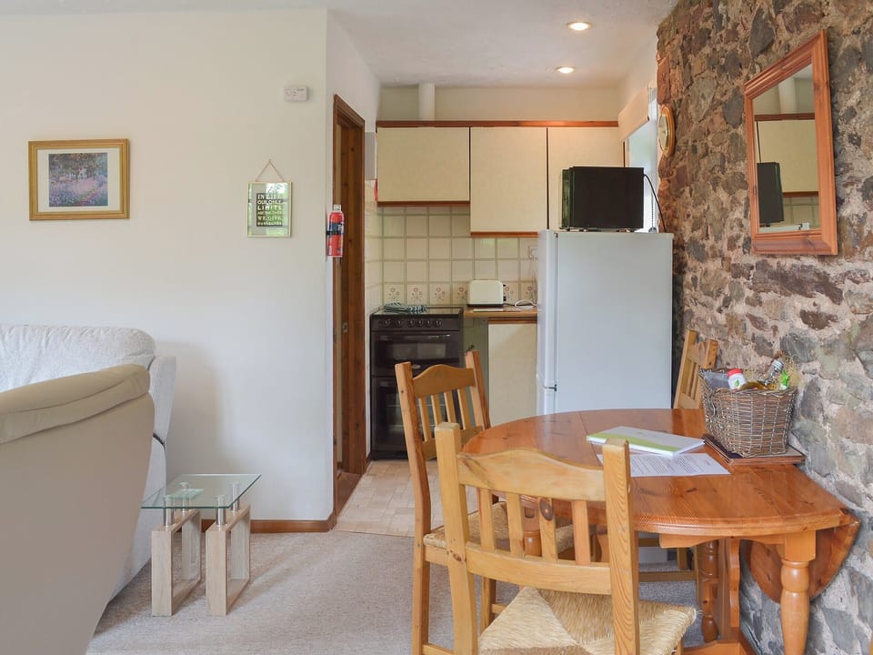 Dining area nd adjacent kitchen | The Berry - Cobblestones, Marldon, near Paignton