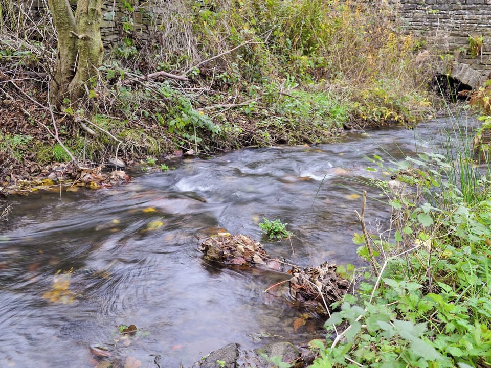 Nearby stream | Yew Tree Bothy, Holymoorside, nr. Chesterfield