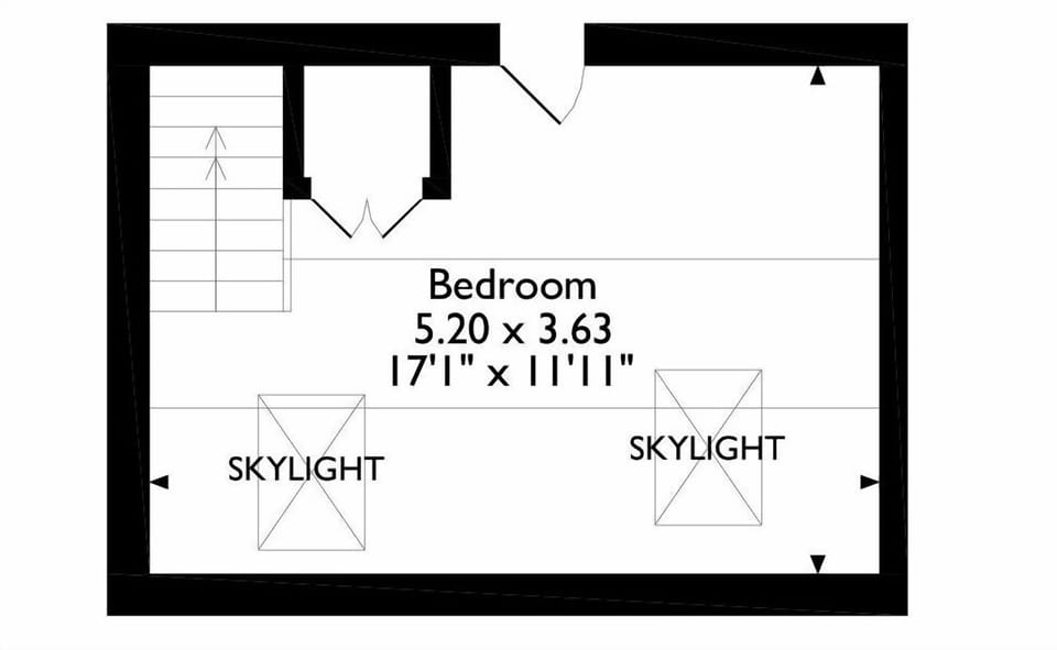 Floor plan of first floor | The Old Bothy, Watermillock, near Ullswater