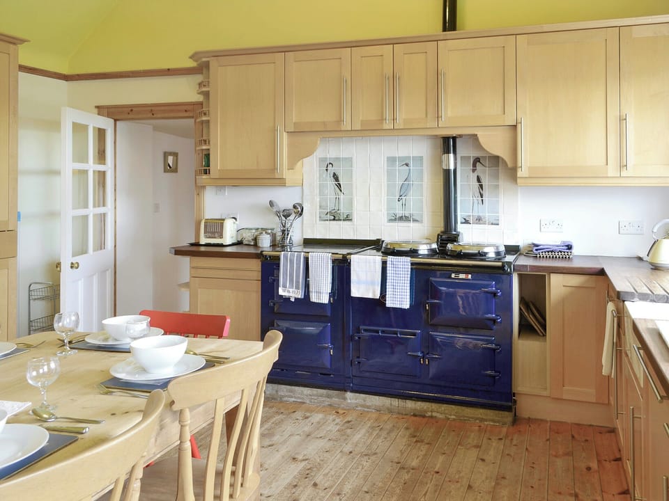 Well-equipped kitchen with &lsquo;range&rsquo; cooker | Hume Orchard Steading, Hume, near Kelso