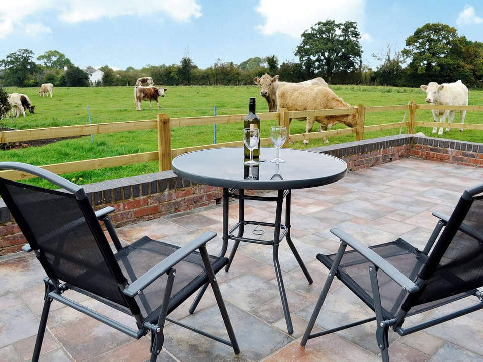 Sitting-out-area | Weetwood Lodge, Weetwood, nr. Kelsall