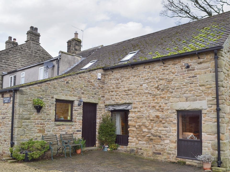 Main entrance and patio | Ladycroft Barn, Thornhill, Hope Valley