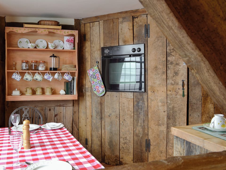 Quaint kitchen/ dining area | The Bothy, Clun, near Craven Arms
