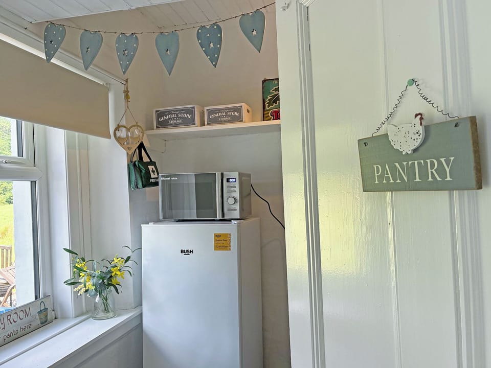 Original walk/in pantry leading off breakfast/dining room. Great area for food storage | Kirnan Cottage, Kilmichael Glassary, near Lochgilphead
