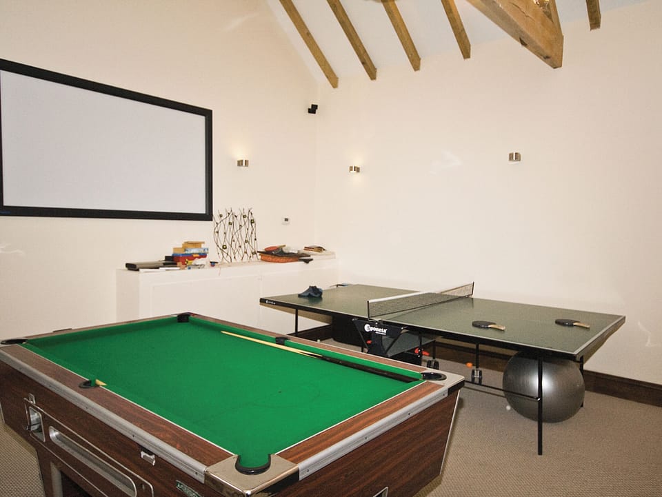 Shared games room | Brankley Cottage, Dunstall Cross, nr. Barton-under-Needwood